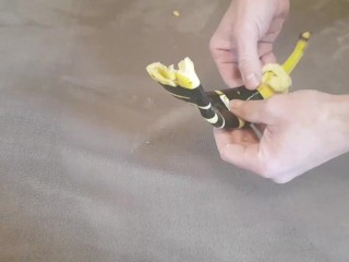 How to make toy vagina at home (banana)