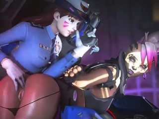 Little lady D.Va from Owerwatch w/music 60 FPS/SLOW MOTION (Junebug)
