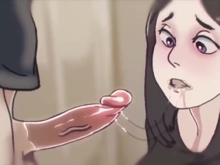 Blowjob animation by LewdFroggo