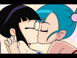 Lesbian anime Bulma and Chichi